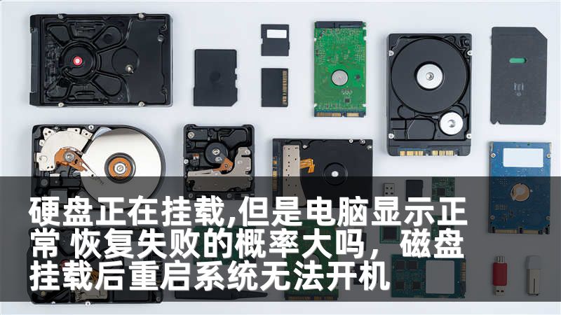 硬盘正在挂载,但是电脑显示正常 恢复失败的概率大吗，磁盘挂载后重启系统无法开机