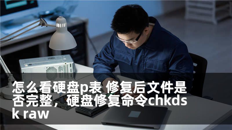 怎么看硬盘p表 修复后文件是否完整，硬盘修复命令chkdsk raw