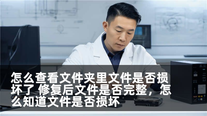 怎么查看文件夹里文件是否损坏了 修复后文件是否完整，怎么知道文件是否损坏