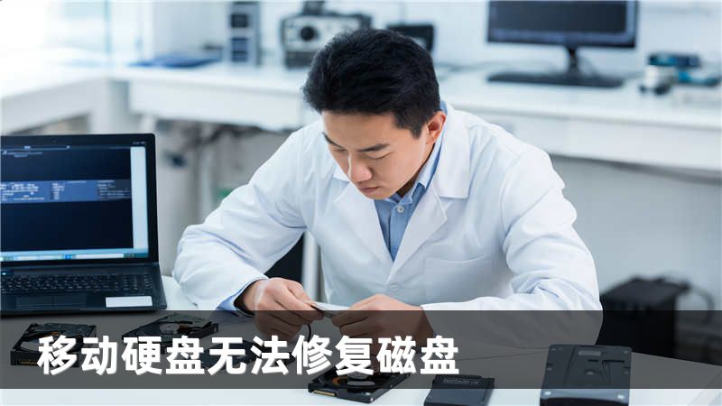 移动硬盘无法修复磁盘