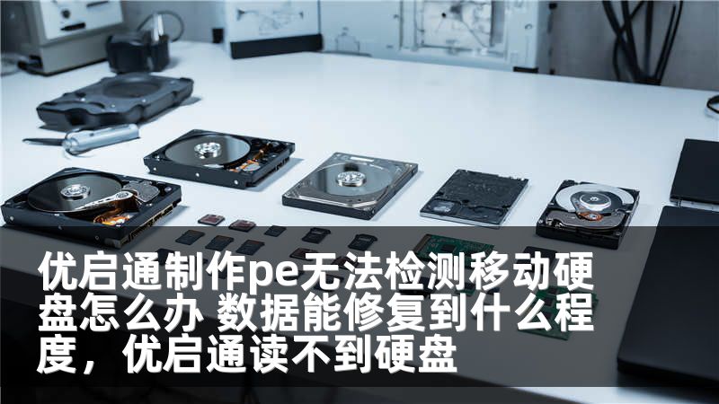 优启通制作pe无法检测移动硬盘怎么办 数据能修复到什么程度,优启通读不到硬盘
