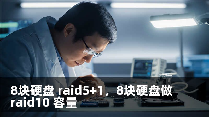 8块硬盘 raid5+1，8块硬盘做raid10 容量