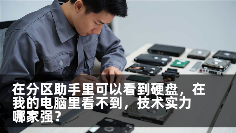 在分区助手里可以看到硬盘，在我的电脑里看不到，技术实力哪家强？