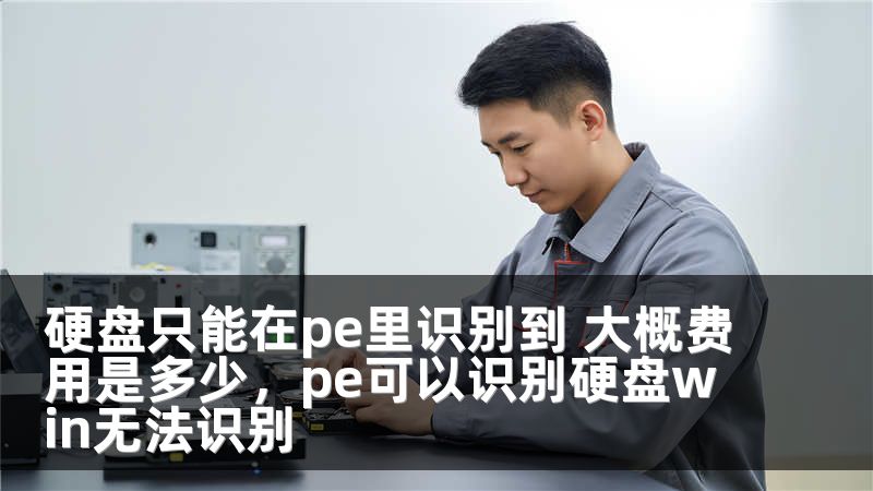 硬盘只能在pe里识别到 大概费用是多少，pe可以识别硬盘win无法识别