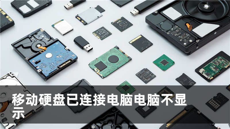 移动硬盘已连接电脑电脑不显示