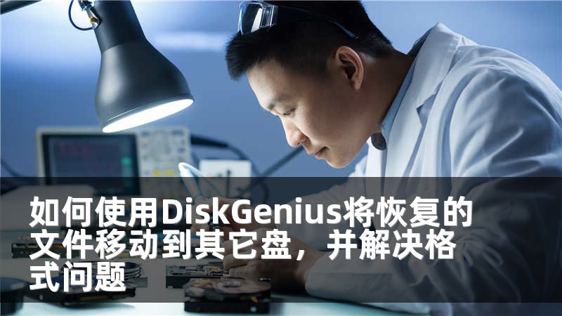 如何使用DiskGenius将恢复的文件移动到其它盘,并解决格式问题