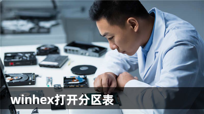 winhex打开分区表