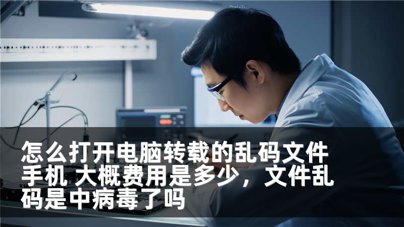 怎么打开电脑转载的乱码文件手机 大概费用是多少,文件乱码是中病毒了吗