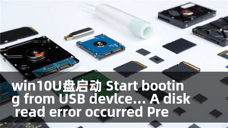 win10U盘启动 Start booting from USB devlce... A disk read error occurred Pre