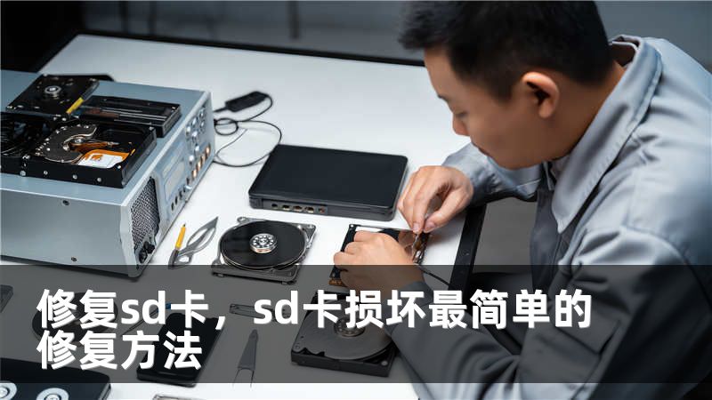 修复sd卡，sd卡损坏最简单的修复方法