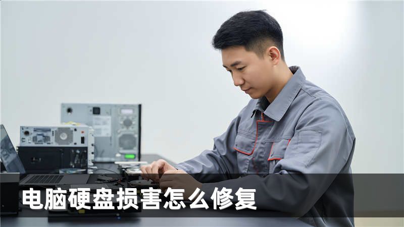 电脑硬盘损害怎么修复