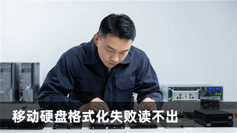 移动硬盘格式化失败读不出