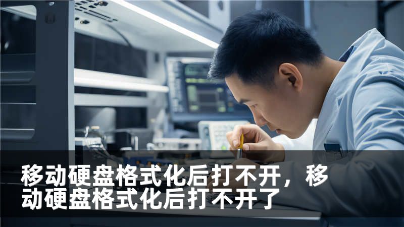 移动硬盘格式化后打不开，移动硬盘格式化后打不开了