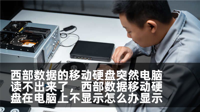 西部数据的移动硬盘突然电脑读不出来了，西部数据移动硬盘在电脑上不显示怎么办显示