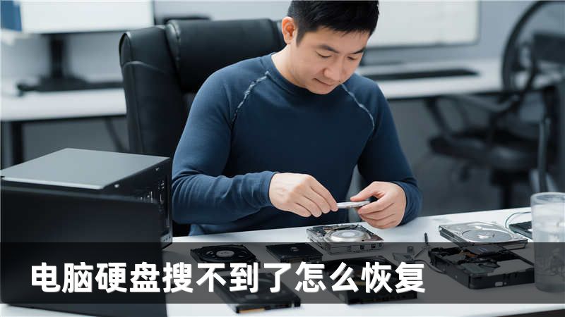 电脑硬盘搜不到了怎么恢复