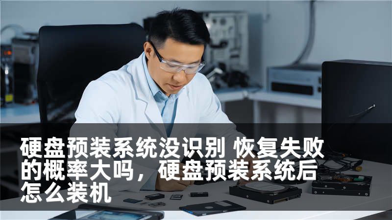 硬盘预装系统没识别 恢复失败的概率大吗，硬盘预装系统后怎么装机