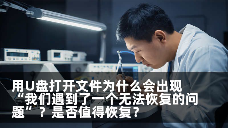 用U盘打开文件为什么会出现“我们遇到了一个无法恢复的问题”？是否值得恢复？