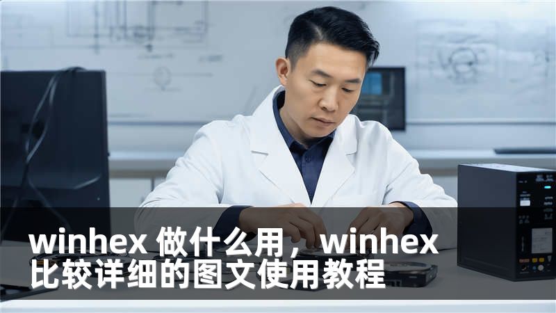 winhex 做什么用，winhex 比较详细的图文使用教程