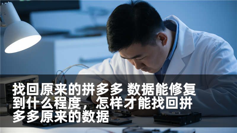 找回原来的拼多多 数据能修复到什么程度，怎样才能找回拼多多原来的数据