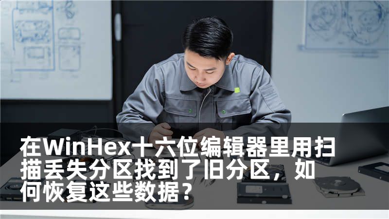在WinHex十六位编辑器里用扫描丢失分区找到了旧分区,如何恢复这些数据?