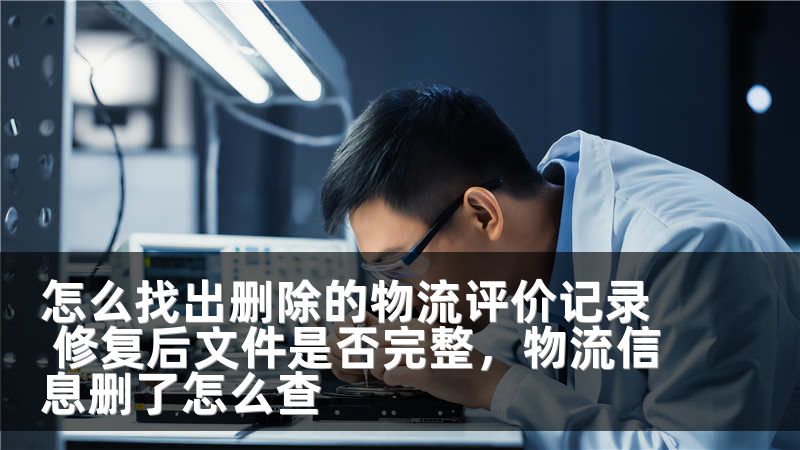 怎么找出删除的物流评价记录 修复后文件是否完整，物流信息删了怎么查