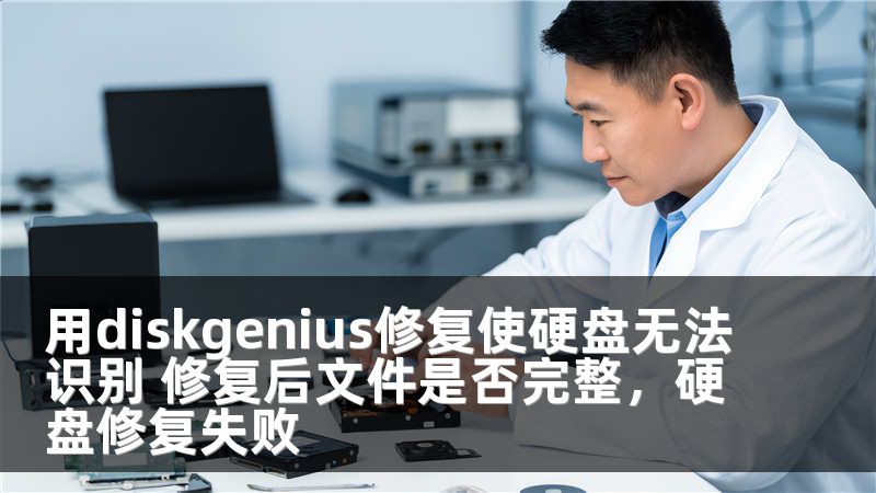 用diskgenius修复使硬盘无法识别 修复后文件是否完整，硬盘修复失败