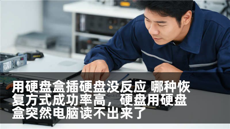 用硬盘盒插硬盘没反应 哪种恢复方式成功率高，硬盘用硬盘盒突然电脑读不出来了