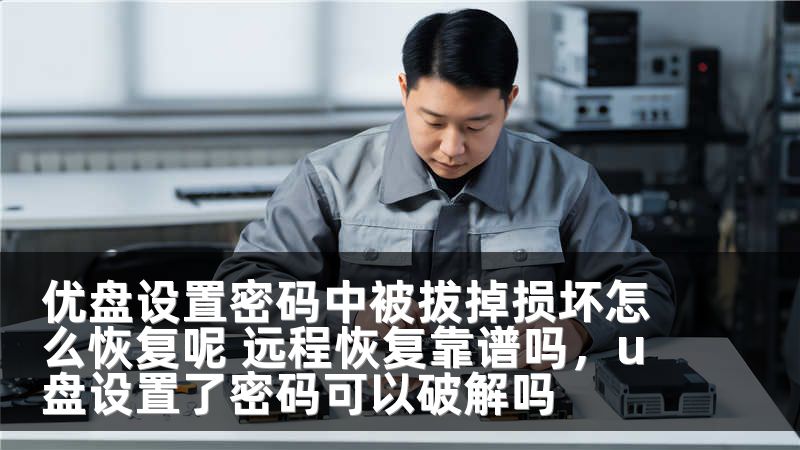 优盘设置密码中被拔掉损坏怎么恢复呢 远程恢复靠谱吗,u盘设置了密码可以破解吗