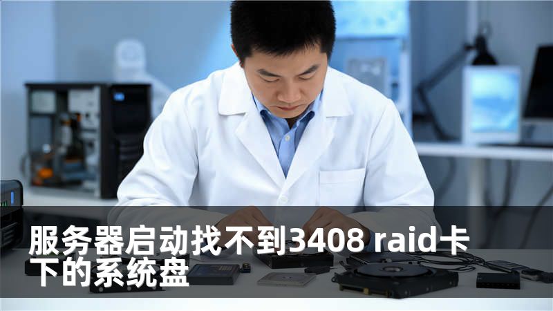 服务器启动找不到3408 raid卡下的系统盘