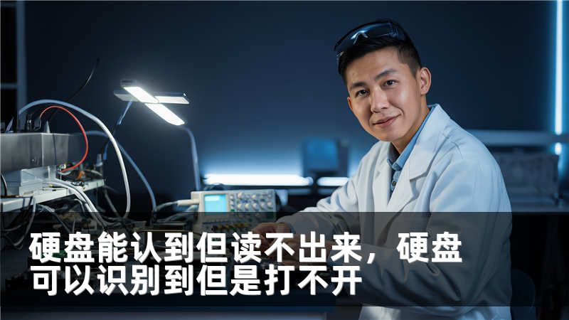 硬盘能认到但读不出来，硬盘可以识别到但是打不开