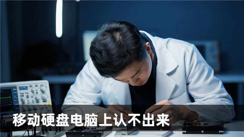 移动硬盘电脑上认不出来