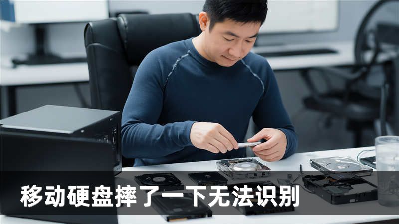 移动硬盘摔了一下无法识别