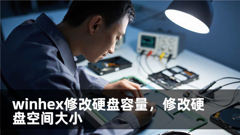 winhex修改硬盘容量，修改硬盘空间大小