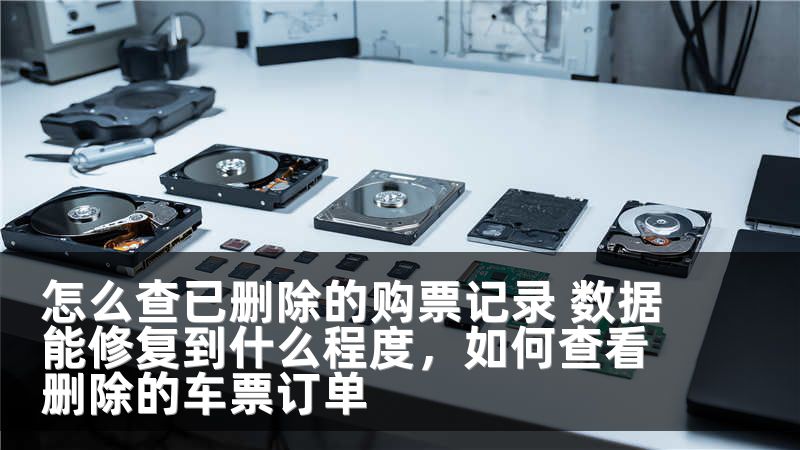 怎么查已删除的购票记录 数据能修复到什么程度，如何查看删除的车票订单