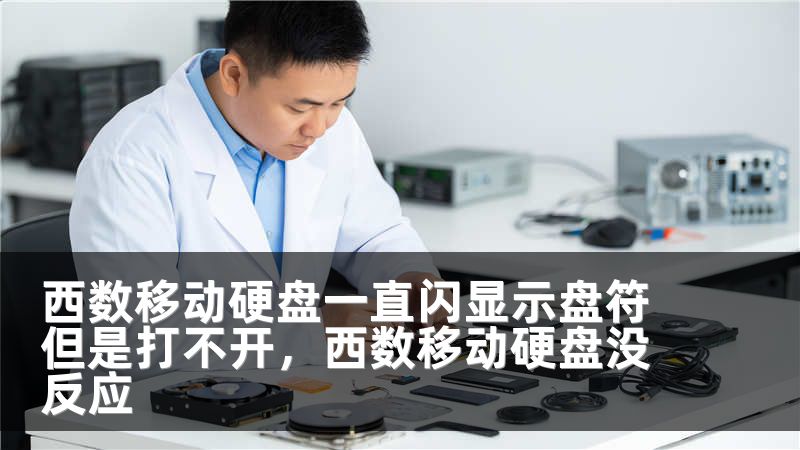 西数移动硬盘一直闪显示盘符但是打不开，西数移动硬盘没反应