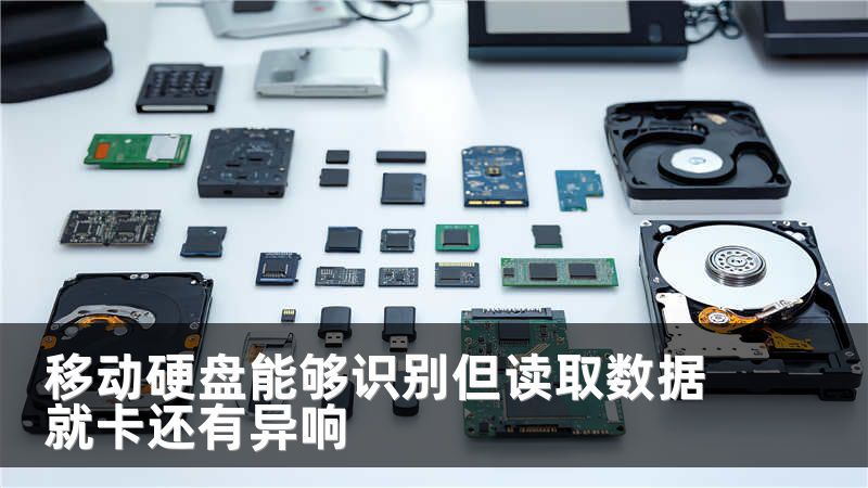 移动硬盘能够识别但读取数据就卡还有异响