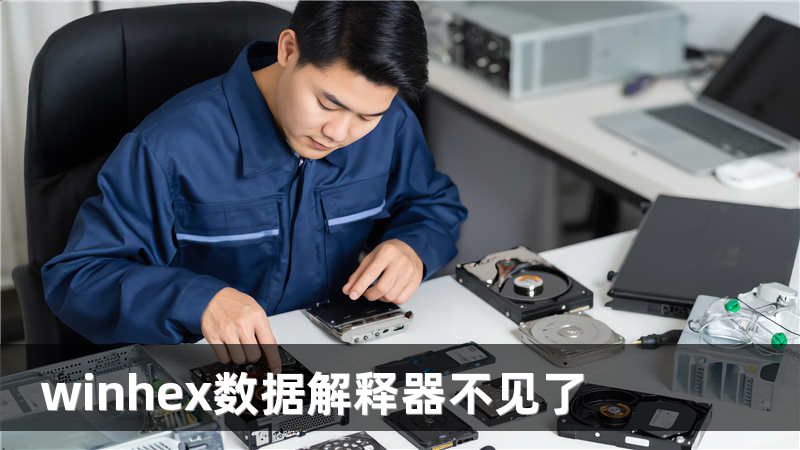 winhex数据解释器不见了