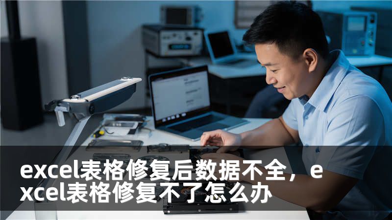 excel表格修复后数据不全，excel表格修复不了怎么办