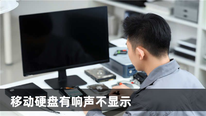 移动硬盘有响声不显示