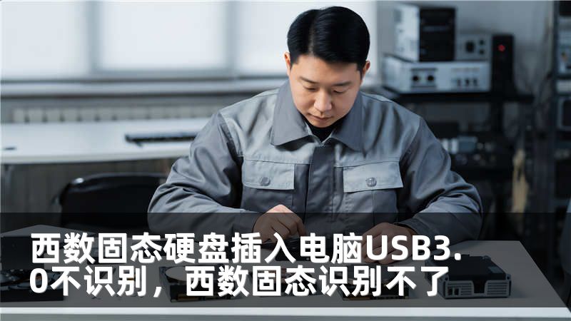 西数固态硬盘插入电脑USB3.0不识别,西数固态识别不了