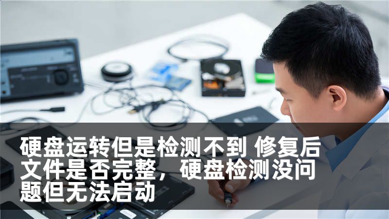 硬盘运转但是检测不到 修复后文件是否完整，硬盘检测没问题但无法启动