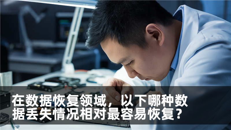 在数据恢复领域，以下哪种数据丢失情况相对最容易恢复？