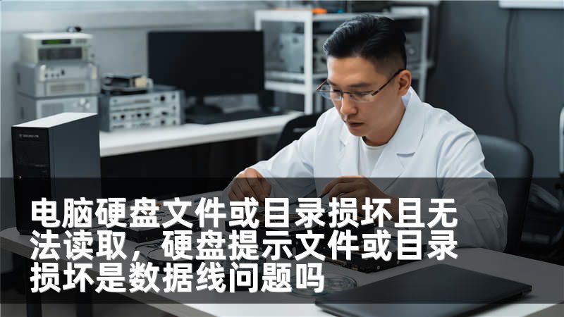 电脑硬盘文件或目录损坏且无法读取，硬盘提示文件或目录损坏是数据线问题吗