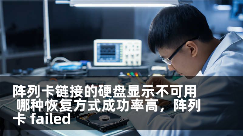 阵列卡链接的硬盘显示不可用 哪种恢复方式成功率高，阵列卡 failed