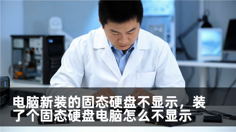 电脑新装的固态硬盘不显示，装了个固态硬盘电脑怎么不显示