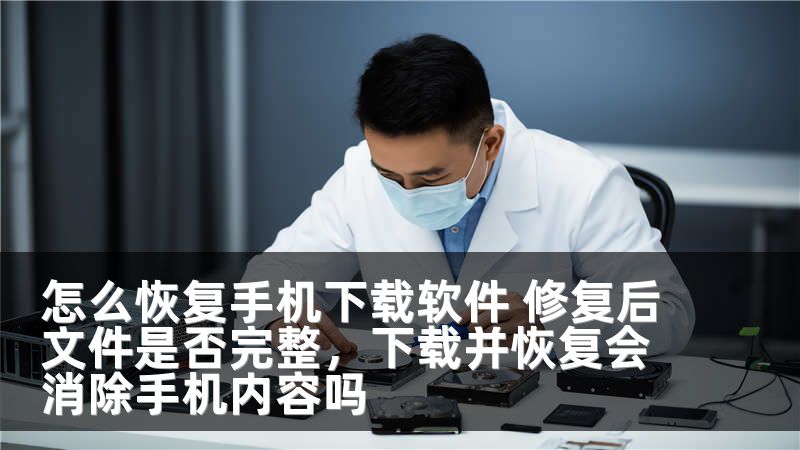 怎么恢复手机下载软件 修复后文件是否完整,下载并恢复会消除手机内容吗