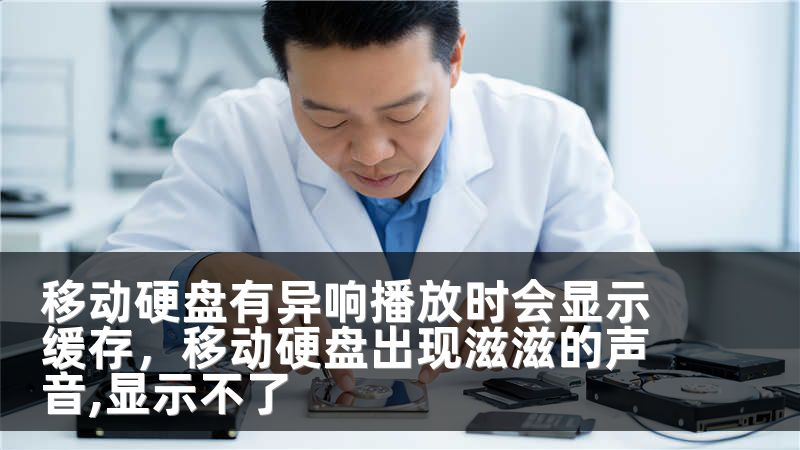 移动硬盘有异响播放时会显示缓存，移动硬盘出现滋滋的声音,显示不了
