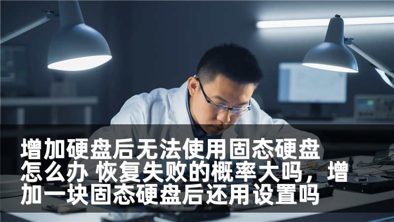 增加硬盘后无法使用固态硬盘怎么办 恢复失败的概率大吗,增加一块固态硬盘后还用设置吗