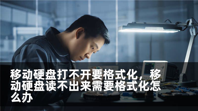 移动硬盘打不开要格式化，移动硬盘读不出来需要格式化怎么办
