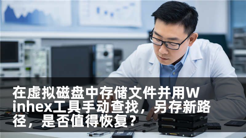 在虚拟磁盘中存储文件并用Winhex工具手动查找，另存新路径，是否值得恢复？